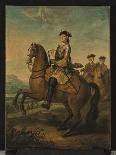 Equestrian Portrait of Louis XV (Oil on Canvas)-Charles Parrocel-Giclee Print