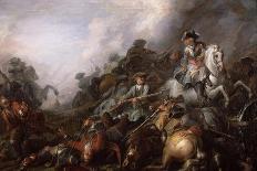 Equestrian Portrait of Louis XV (Oil on Canvas)-Charles Parrocel-Giclee Print