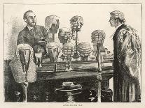 Newly Appointed Judge Contemplates His Reflection Before Taking His Place-Charles Paul-Stretched Canvas