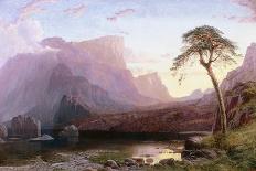 A View of Hornelen Fjord, Norway-Charles Pettitt-Framed Giclee Print