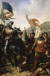 Bataille de Cocherel, prés d'Evreux gagnée par Du Guesclin sur les troupes du roi de Navarre, le-Charles Philippe Larivière-Premier Image Canvas