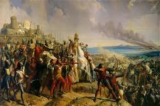 The Battle of Ascalon Between Godfrey of Bouillon and Al Afdal's Egyptians-Charles-Philippe Lariviere-Giclee Print