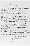 Le Possede' Autograph Poem (Pen and Ink on Paper)-Charles Pierre Baudelaire-Giclee Print