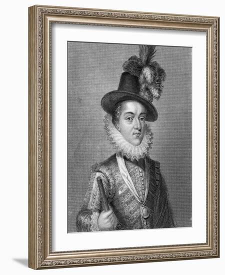 Charles, Prince of Wales - 17th Century-R Cooper-Framed Art Print