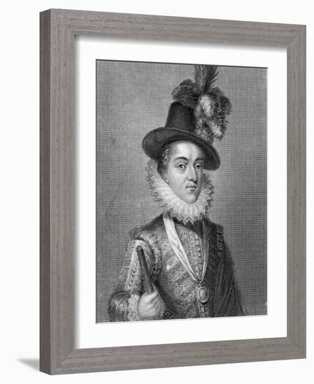 Charles, Prince of Wales - 17th Century-R Cooper-Framed Art Print