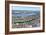 Charles River Aerial View Panorama with Boston Midtown City Skyline and Cambridge District.-Songquan Deng-Framed Photographic Print