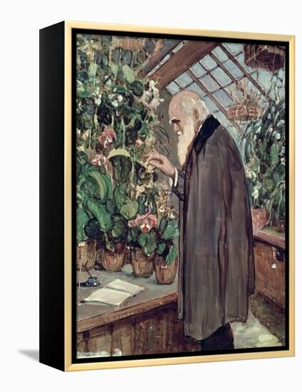 Charles Robert Darwin-John Collier-Framed Premier Image Canvas