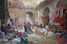 Carpet Bazaar, Cairo, 1887-Charles Robertson-Framed Giclee Print