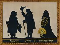 Church, King and Constitution, Silhouette on Glass-Charles Rosenberg-Giclee Print