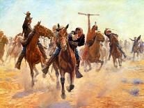 The Rear Guard, 1907-Charles Schreyvogel-Framed Giclee Print