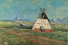 Blackfoot Reservation Montana-Charles Shreyvogel-Art Print