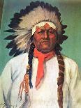 Indian Chief White Eagle-Charles Shreyvogel-Art Print