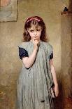 Young Girl in the Classroom, 1876-Charles Sillem Lidderdale-Framed Giclee Print