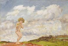 Pan, C.1916 (Tempera on Canvas)-Charles Sims-Giclee Print