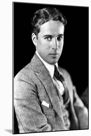 Charles Spencer Chaplin (1889-1977), English Actor and Comedian-null-Mounted Giclee Print