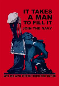 It Takes a Man to Fill It by Charles Stafford Duncan