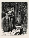 The Romantic Adventures of a Milkmaid, What Be You Here For?-Charles Stanley Reinhart-Giclee Print