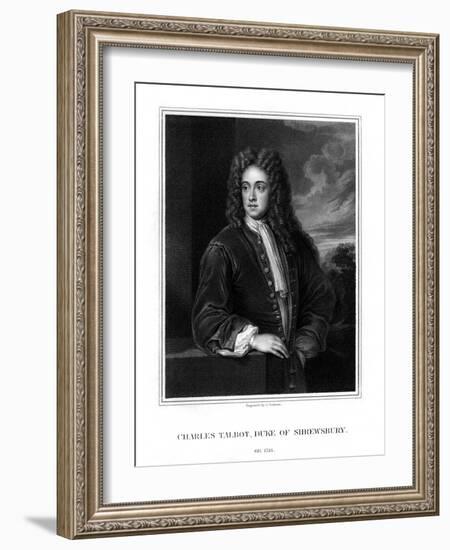 Charles Talbot, 1st Duke of Shrewsbury, British Politician-J Cochran-Framed Giclee Print