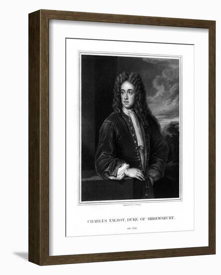 Charles Talbot, 1st Duke of Shrewsbury, British Politician-J Cochran-Framed Giclee Print