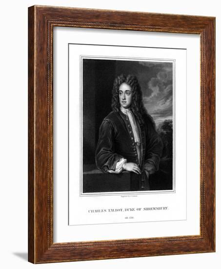 Charles Talbot, 1st Duke of Shrewsbury, British Politician-J Cochran-Framed Giclee Print