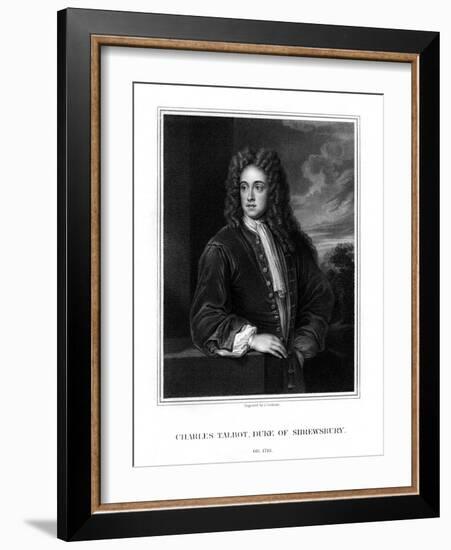 Charles Talbot, 1st Duke of Shrewsbury, British Politician-J Cochran-Framed Giclee Print