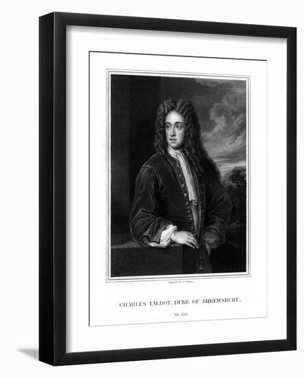 Charles Talbot, 1st Duke of Shrewsbury, British Politician-J Cochran-Framed Giclee Print