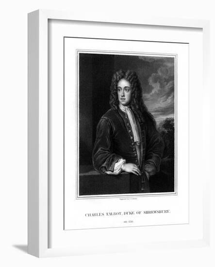 Charles Talbot, 1st Duke of Shrewsbury, British Politician-J Cochran-Framed Giclee Print