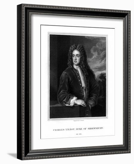 Charles Talbot, 1st Duke of Shrewsbury, British Politician-J Cochran-Framed Giclee Print
