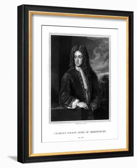 Charles Talbot, 1st Duke of Shrewsbury, British Politician-J Cochran-Framed Giclee Print