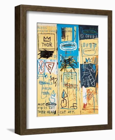 Charles the First, 1982-Jean-Michel Basquiat-Framed Giclee Print