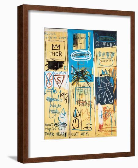 Charles the First, 1982-Jean-Michel Basquiat-Framed Giclee Print