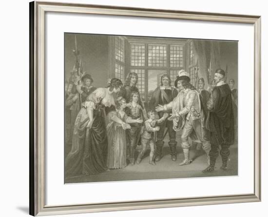 Charles the First with His Children-null-Framed Giclee Print