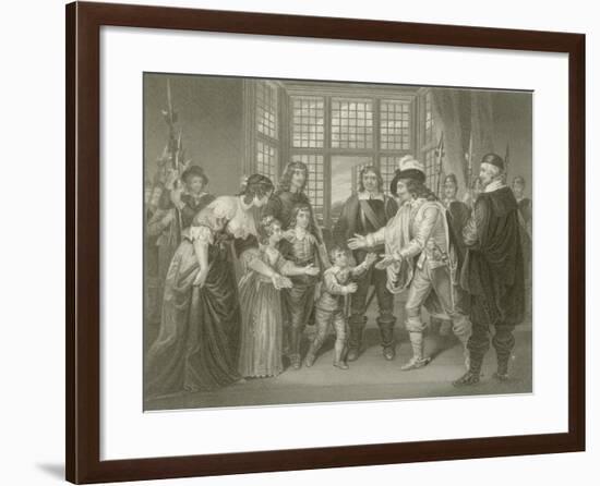 Charles the First with His Children-null-Framed Giclee Print