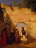 Numerous Figures in a North African Bazaar, 1839-Charles Theodore Frere-Giclee Print