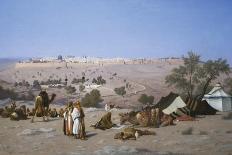 Pilgrims Worshipping Outside Jerusalem-Charles Theodore Frere-Framed Giclee Print