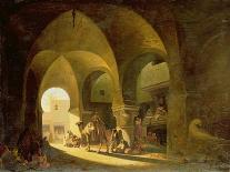 Numerous Figures in a North African Bazaar, 1839-Charles Theodore Frere-Giclee Print