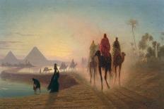 The Road to the Pyramids-Charles Theodore Frere-Giclee Print