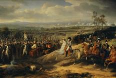 Le Général Augereau conduisant la charge à l'attaque du Pont d'Arcole le 15 novembre 1796 (il est-Charles Thevenin-Framed Giclee Print