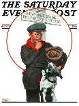 "Runaway Boy," Saturday Evening Post Cover, May 17, 1924-Charles Towne-Mounted Giclee Print