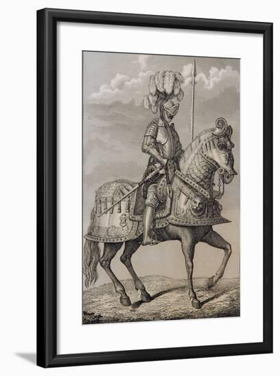 Charles V (1500-58)'s Armour Preserved in the Royal Armoury, Madrid, Spain-null-Framed Giclee Print