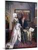 Charles V and Jeanne Vandergeynst at the Cradle of their Daughter Marguerite, 1870-Willem Geets-Mounted Giclee Print