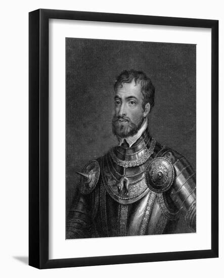 Charles V, Holy Roman Emperor-E Scriven-Framed Giclee Print