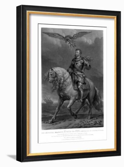 Charles V, King of Spain and Holy Roman Emperor-Richard Earlom-Framed Giclee Print