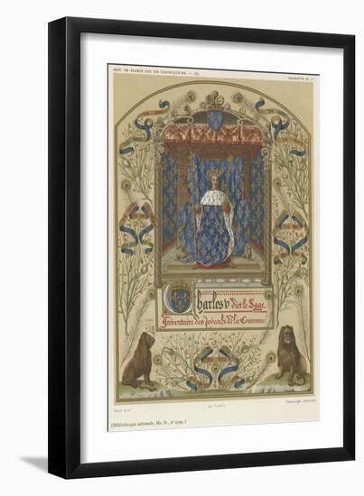 Charles V, known as the Wise-null-Framed Giclee Print