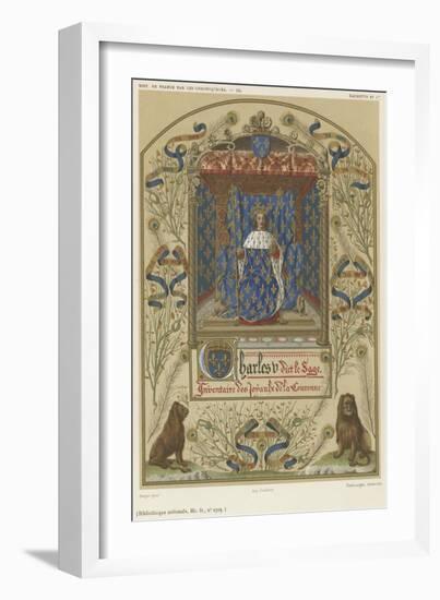 Charles V, known as the Wise-null-Framed Giclee Print