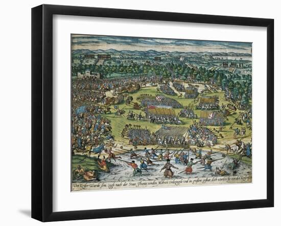 Charles V's Army Against Tunis, 1535-Franz Hogenberg-Framed Giclee Print