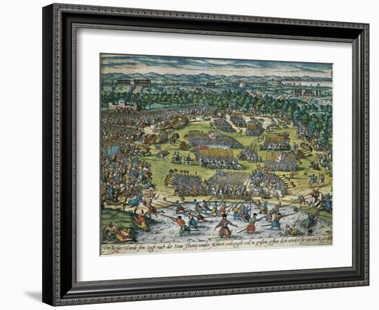 Charles V's Army Against Tunis, 1535-Franz Hogenberg-Framed Giclee Print