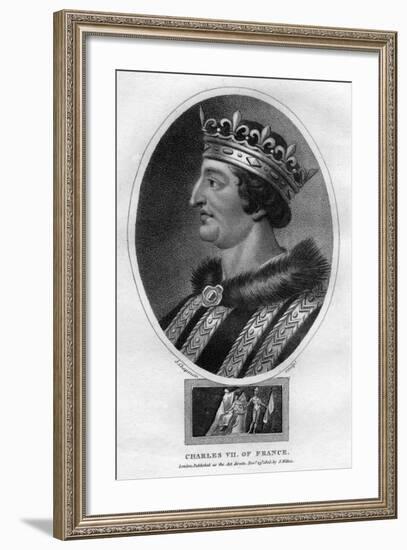 Charles VII, King of France-J Chapman-Framed Giclee Print