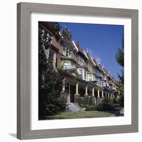 Charles Village Baltimore, Maryland, USA-null-Framed Photographic Print