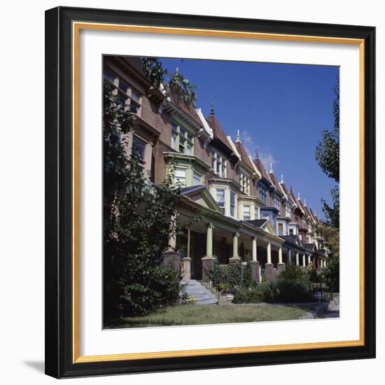 Charles Village Baltimore, Maryland, USA-null-Framed Photographic Print